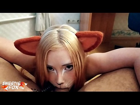 ❤️ Kitsune glutas dikon kaj kumas en ŝia buŝo ️ Rusia porno ĉe ni ️❤